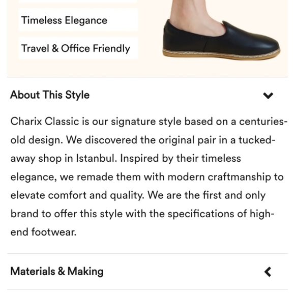 Charix Camel Black Leather Comfort Minimalist Loafer Slip On Womens Shoes 36/5 - Picture 10 of 12